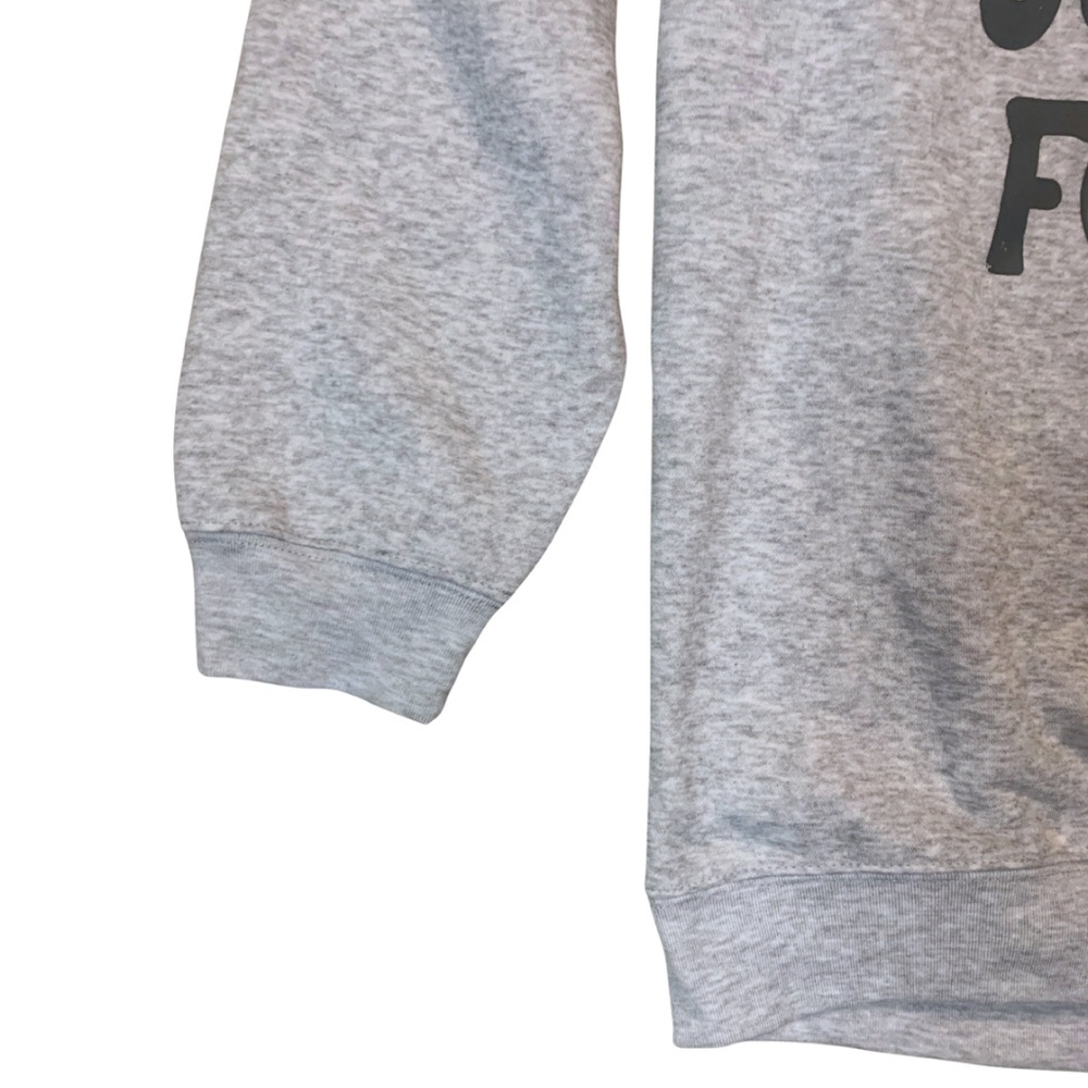2/$30 FREEZE Gray Sundays Jesus Football Graphic Sweatshirt 2XL God Cozy Sweater - Picture 3 of 9
